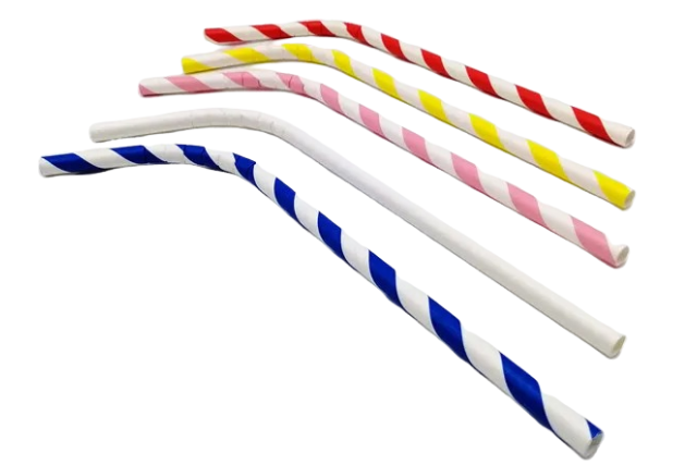 10.0*145/197/210/220/240/250 mm bent paper straw