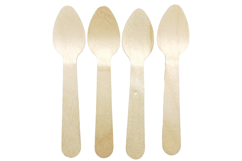 100mm wooden spoon