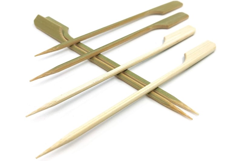 Green bamboo paddle pick 9/10/12/15/18/20/25/30/35mm