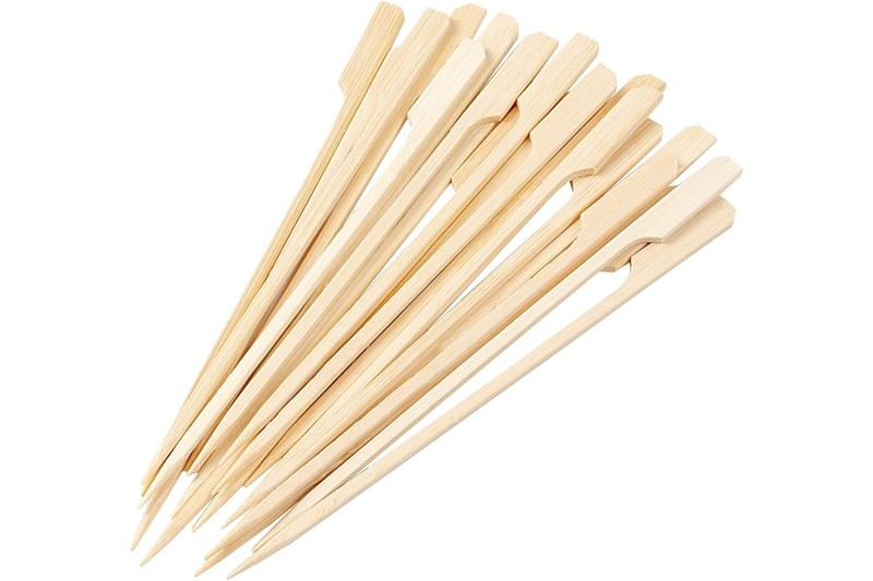 Natural bamboo paddle pick 9/10/12/15/18/20/25/30/35mm