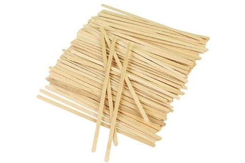 110*4.5*1.3mm round end bamboo coffee stirrer