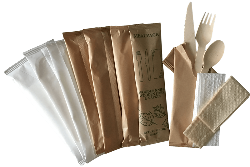 Wooden cutlery sets