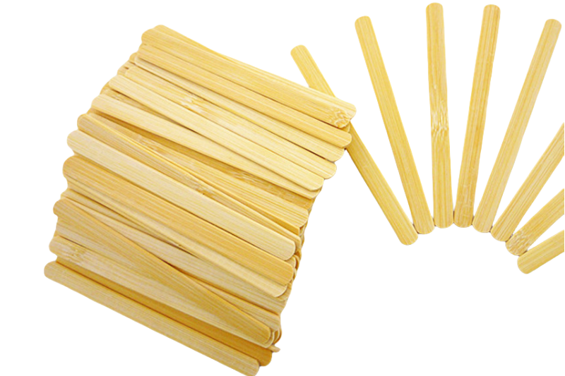 140*4.5*1.3mm round end bamboo coffee stirrer